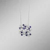 Hochwertiger Anhänger mit Safir und Brillanten