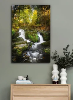 Hochwertiges Leinwandbild „Selkefall im Harz“