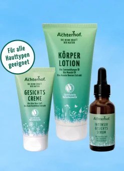 Hochwertiges Naturkosmetik-Pflege-Set, 3-teilig