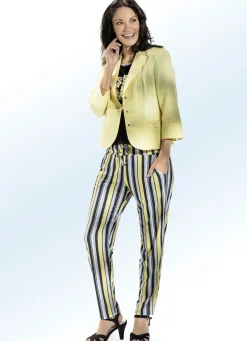 Hose mit aktueller Streifen-Dessinierung