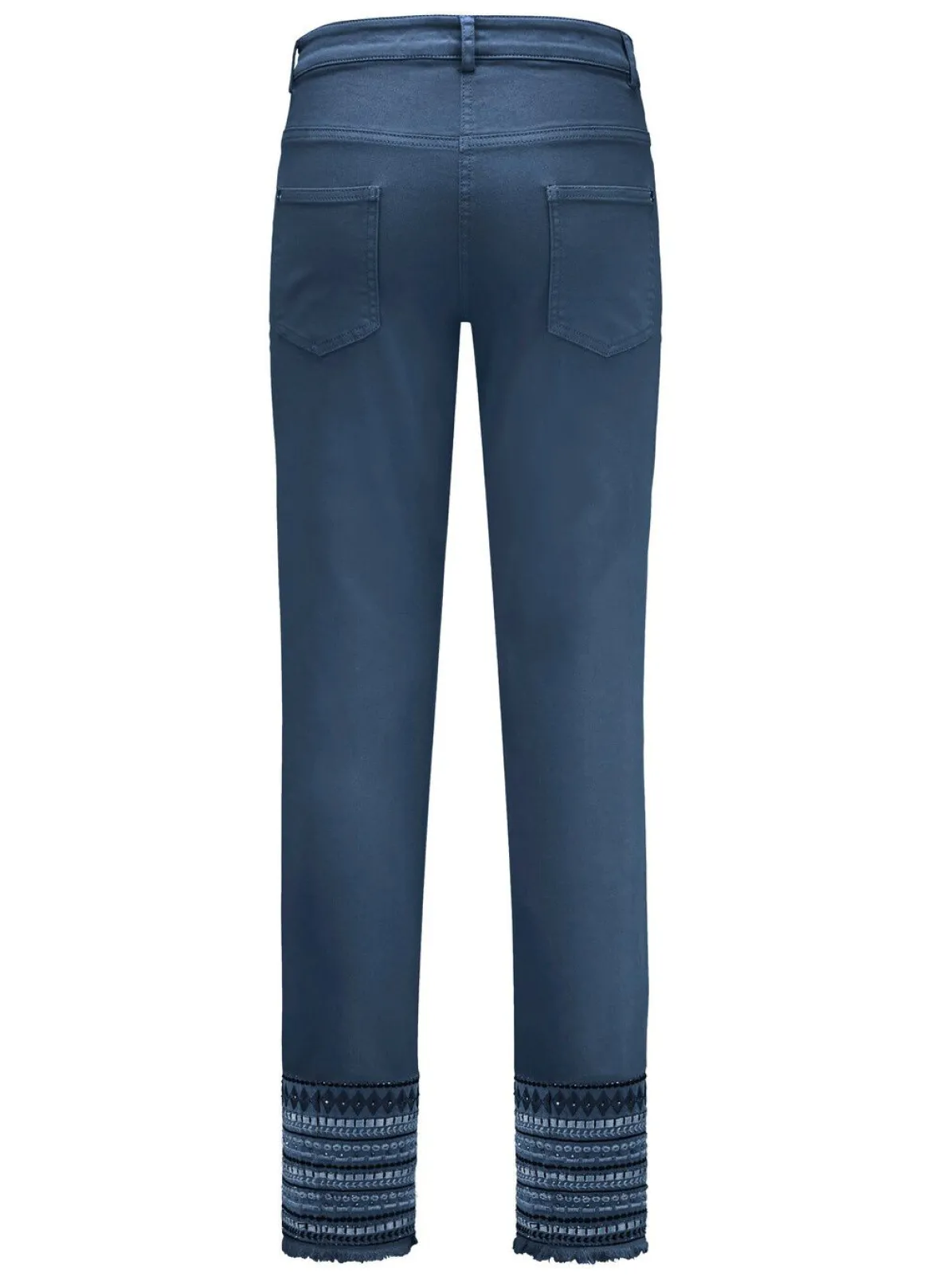 Hose mit aufwendiger Stickerei im Ethno-Stil