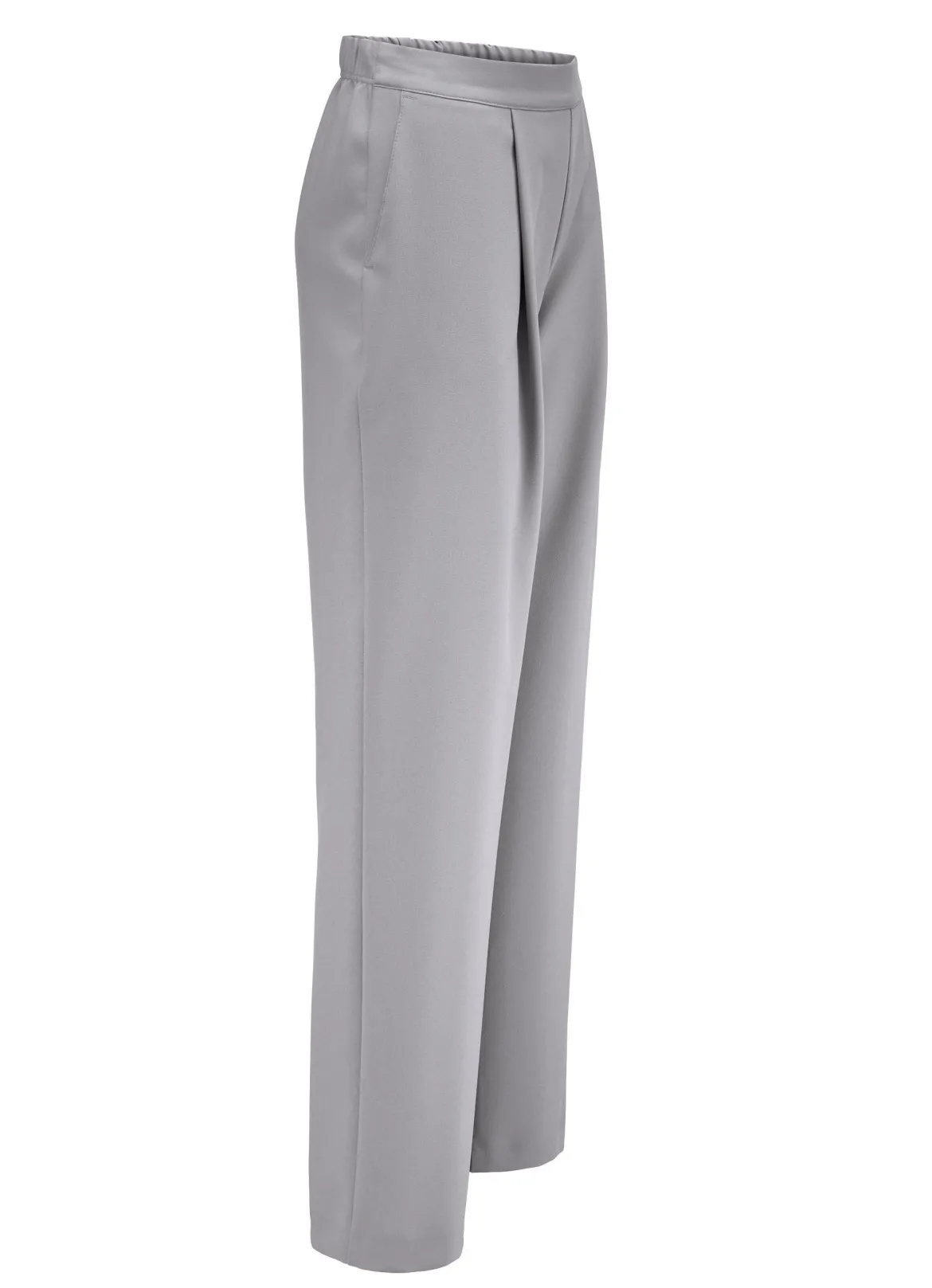 Hose mit Bundfalten in modischer Weite