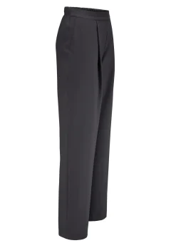 Hose mit Bundfalten in modischer Weite