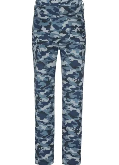 Hose mit Camouflage-Dessinierung