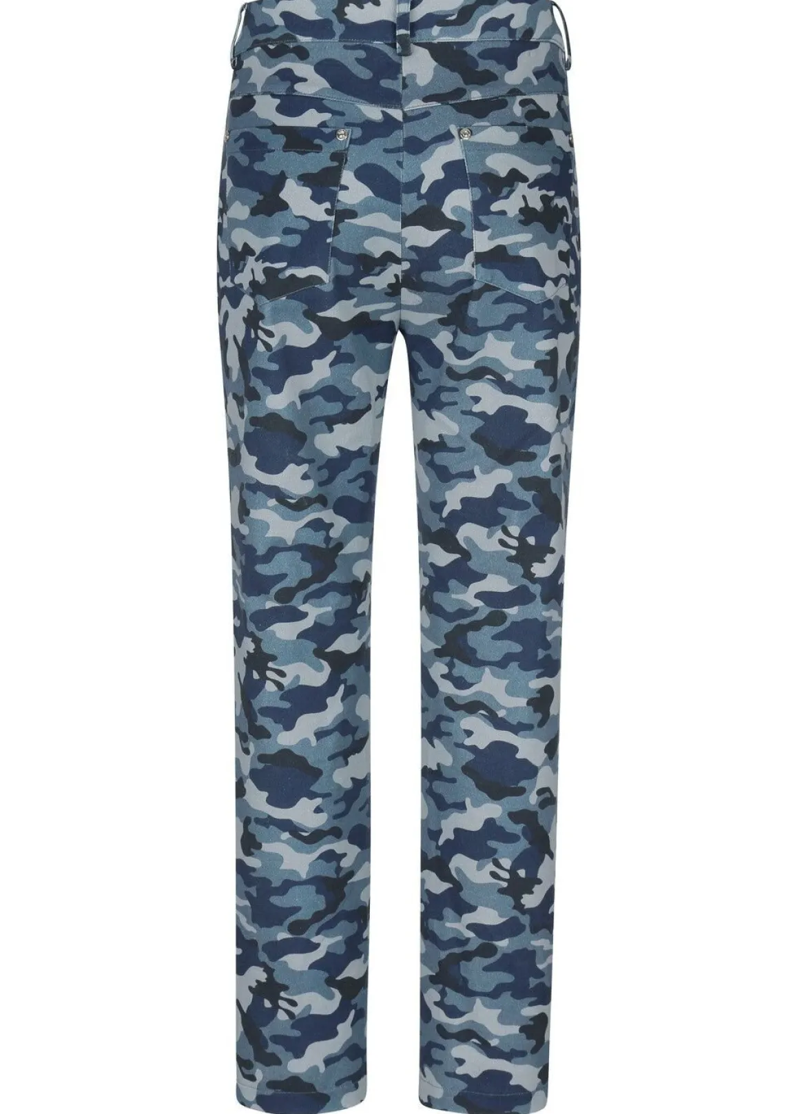 Hose mit Camouflage-Dessinierung