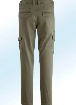 Hose mit Cargotaschen in 3 Farben
