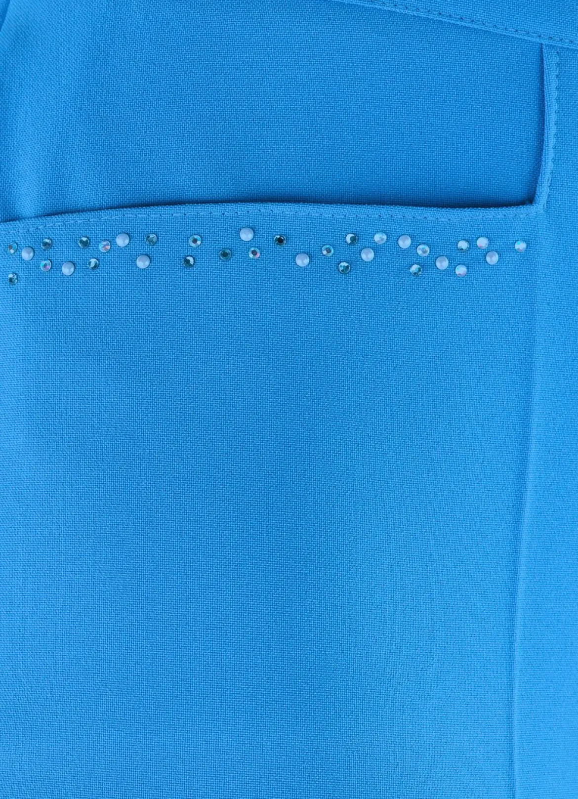 Hose mit funkelndem Perlen- und Glitzersteinchenbesatz