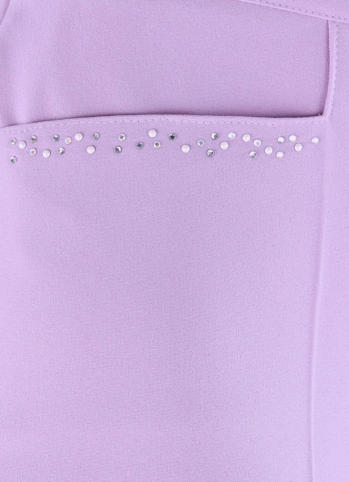 Hose mit funkelndem Perlen- und Glitzersteinchenbesatz