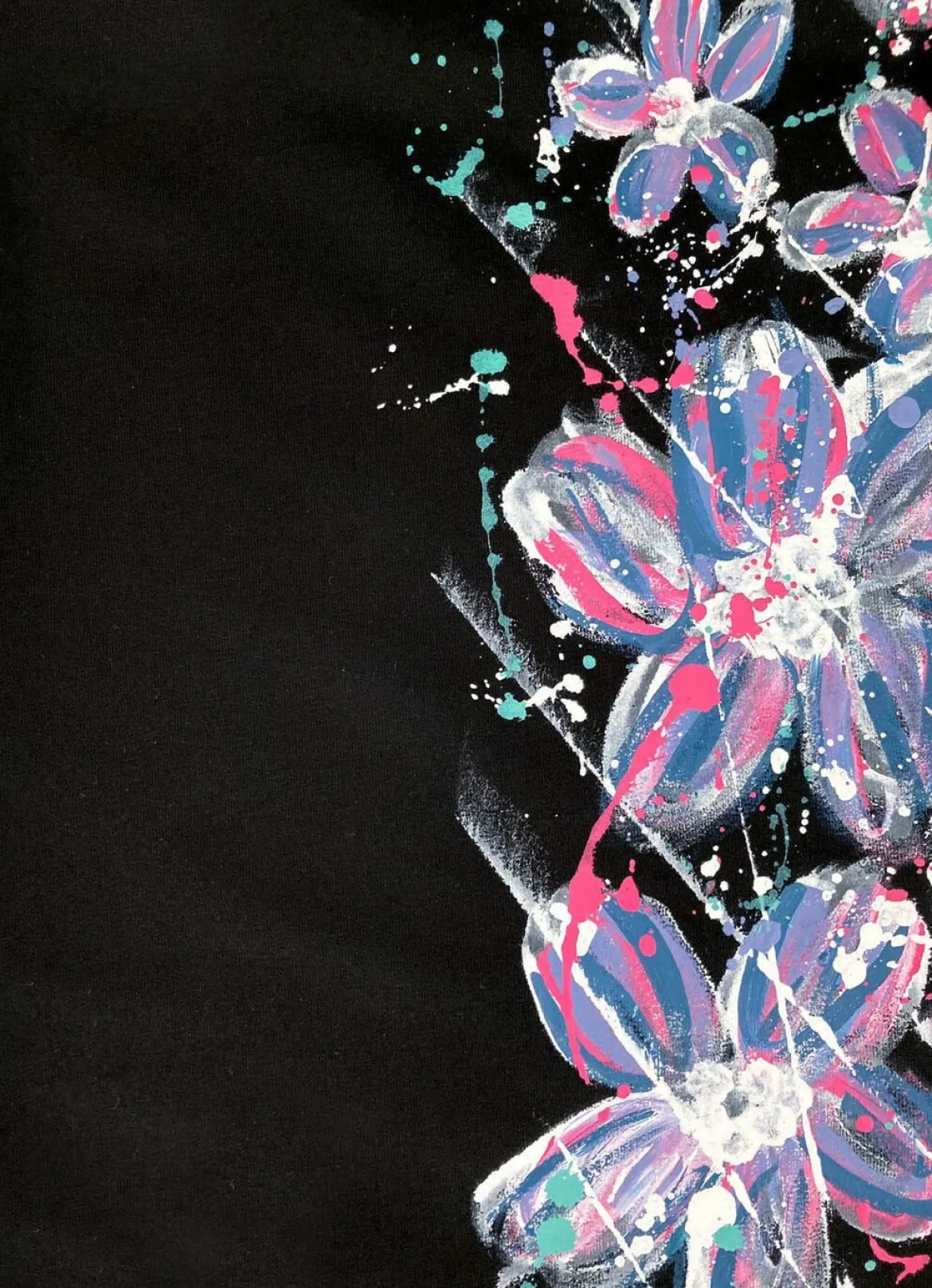 Hose mit tollem Floral Dessin