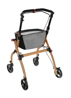 Indoor Rollator - in edler Vollholzoptik