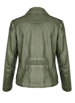 Jacke aus Lederimitat