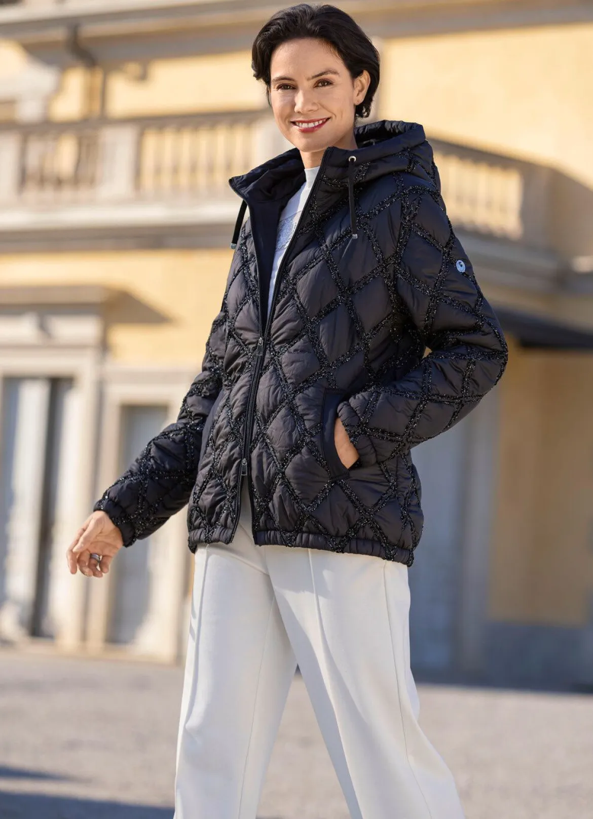Jacke im Fancy-Look
