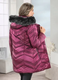 Jacke mit abnehmbarer Kapuze
