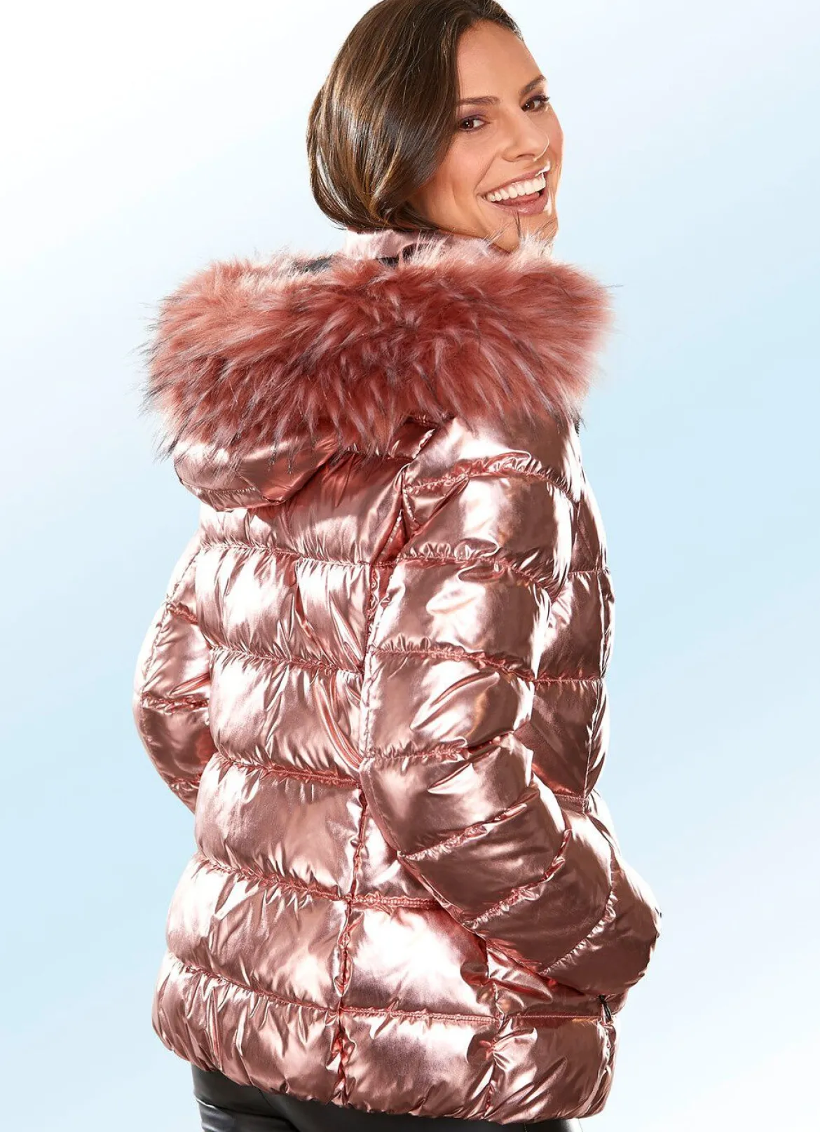Jacke mit Kassettenstepp