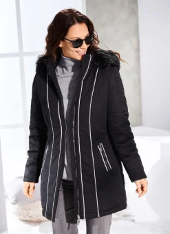 Jacke mit Kontrastpaspelierungen