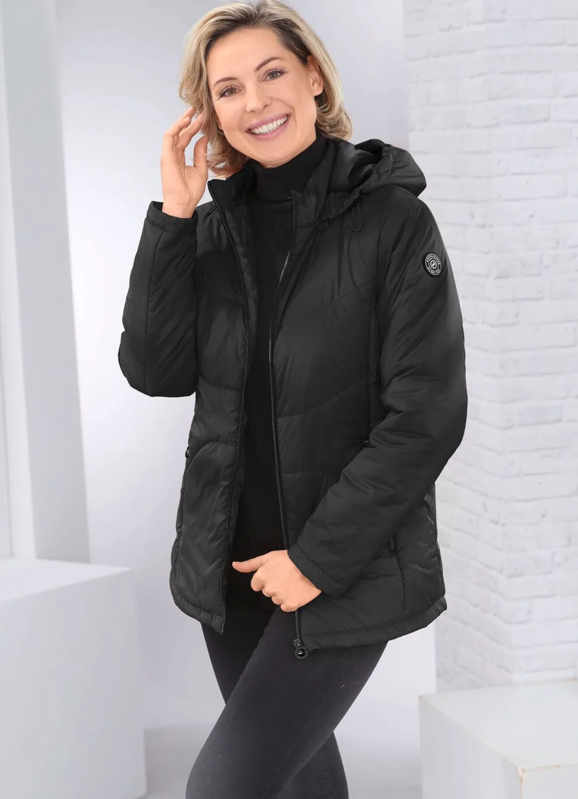 Jacke mit Reißverschlusstaschen