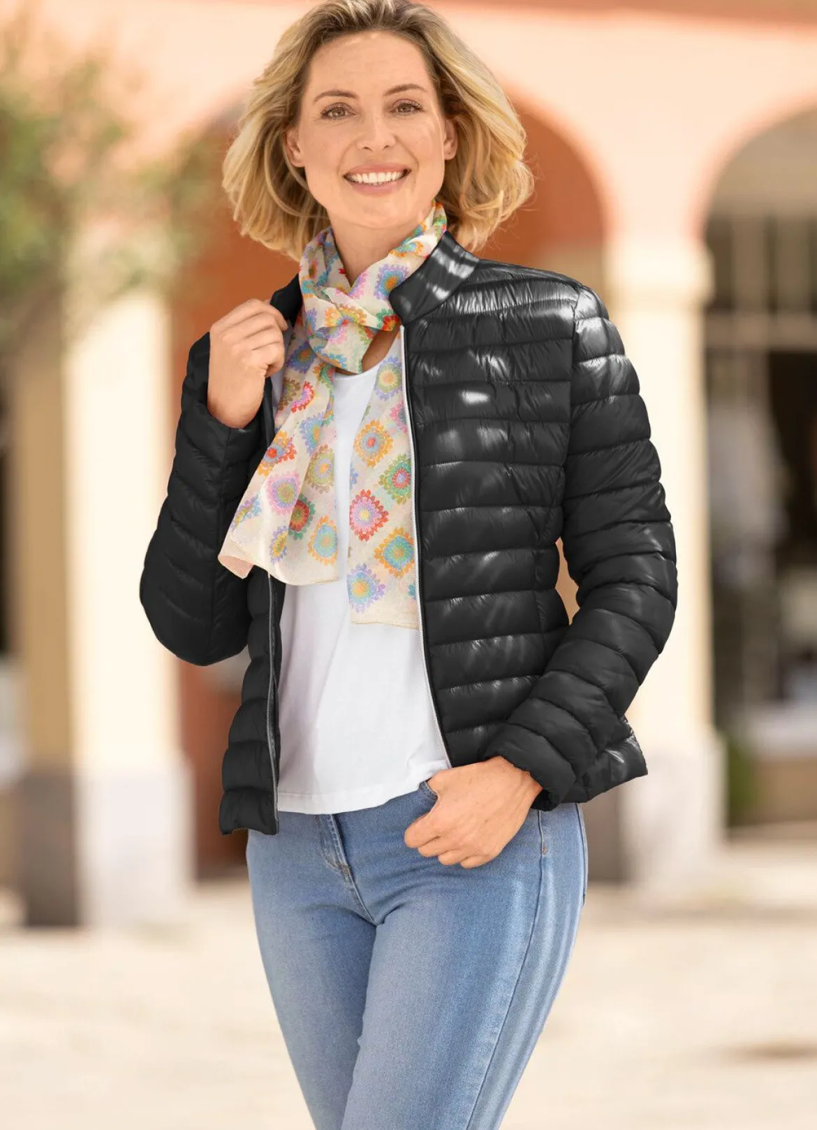 Jacke mit Reißverschlusstaschen