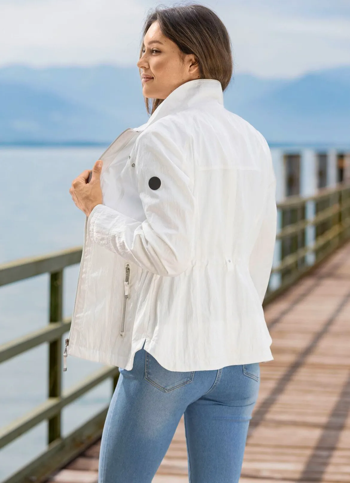 Jacke mit Reißverschlusstaschen