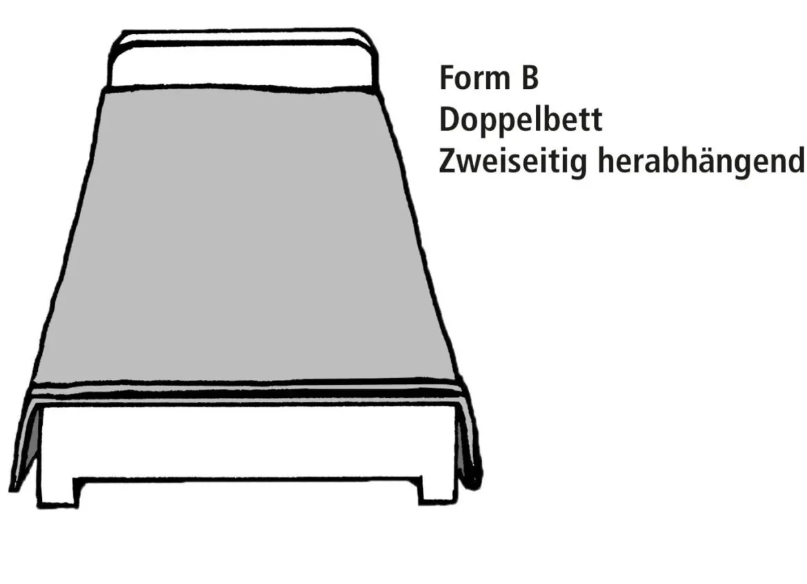 Jacquard-Tagesdecken mit Bandeinfassung