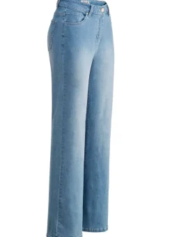 Jeans in aktueller Fingerprint-Dessinierung
