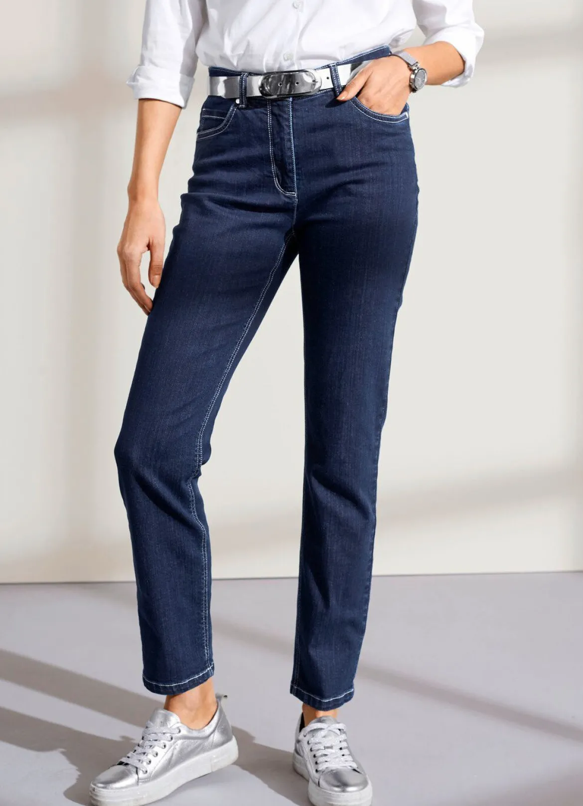 Jeans in klassischer 5-Pocket-Form