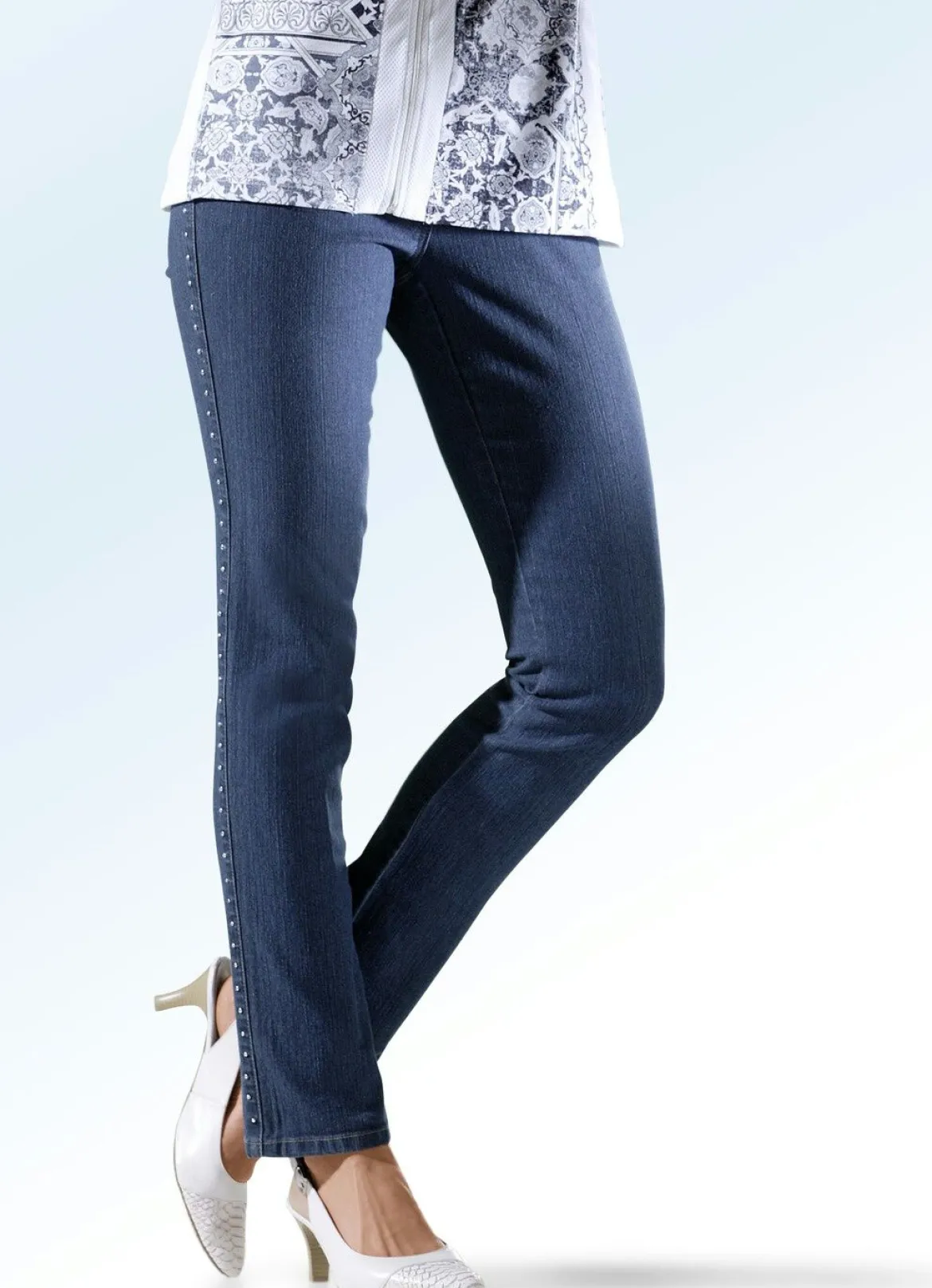 Jeans in Schlupfform