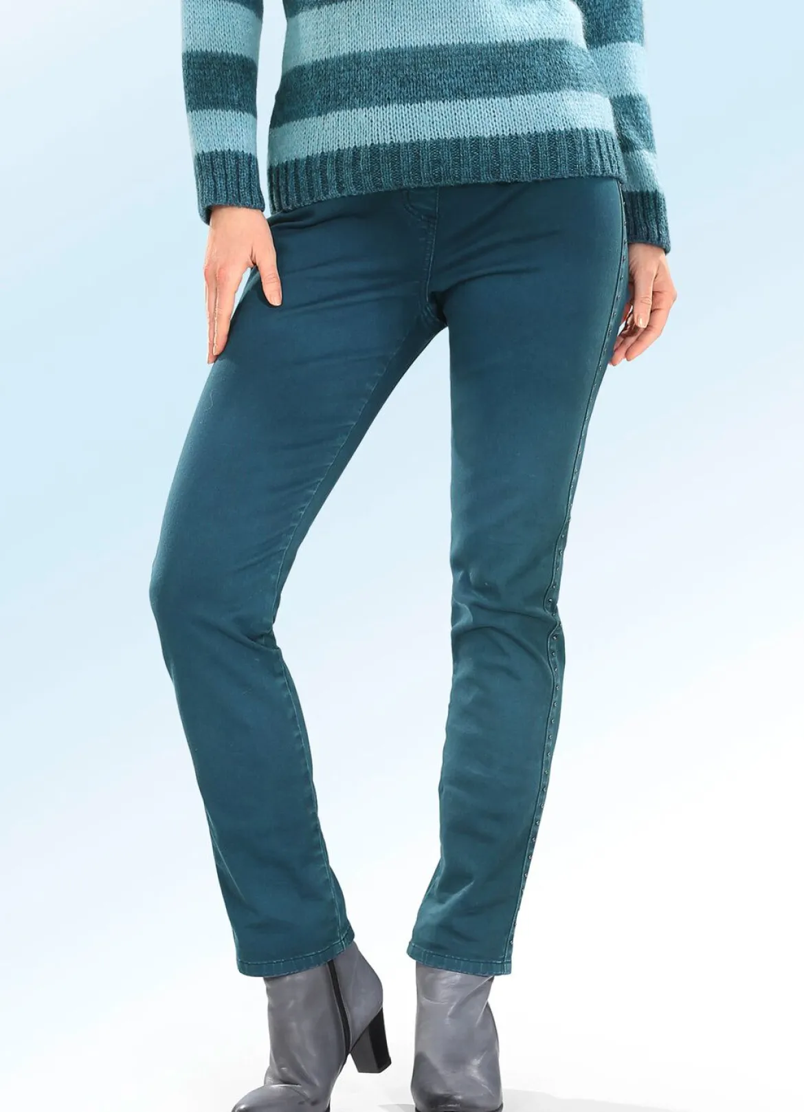 Jeans in Schlupfform