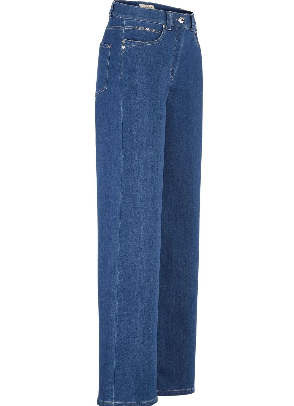 Jeans mit dezenter Strasszier