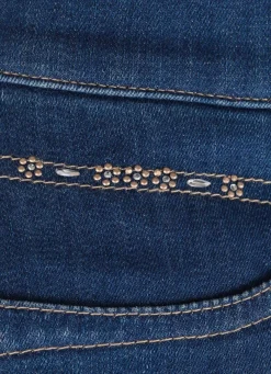 Jeans mit dezenter Strasszier