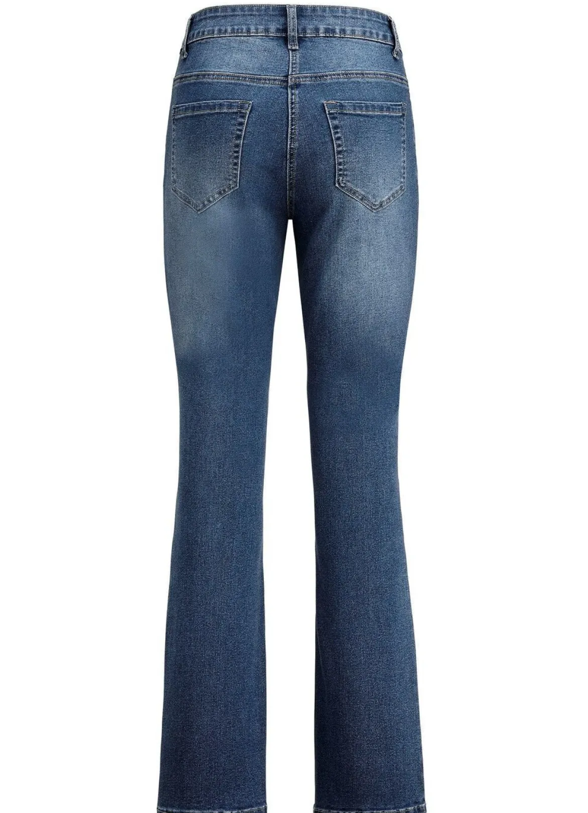 Jeans mit leicht ausgestellter Beinweite