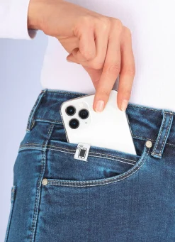 Jeans mit praktischer Handytasche