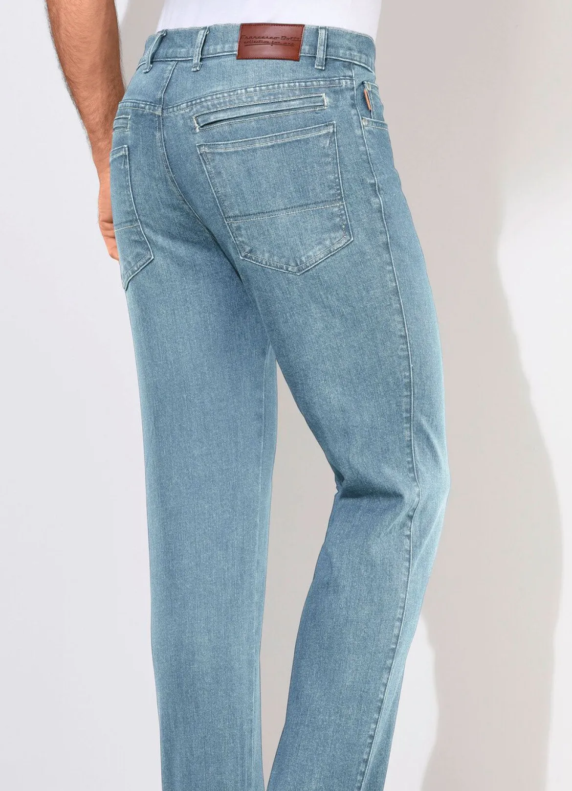 Jeans von "Francesco Botti" in 3 Farben