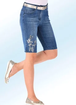 Jeans-Bermudas