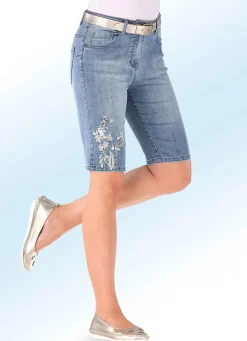 Jeans-Bermudas