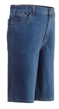 Jeans-Bermudas mit Dehnbundeinsätzen in 3 Farben