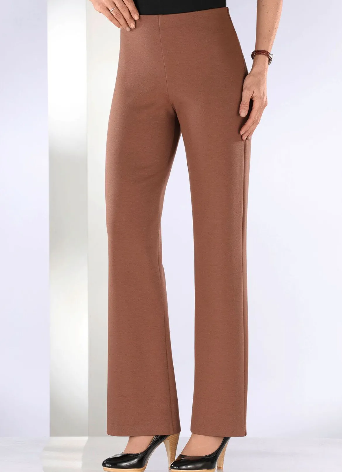Jerseyhose mit ausgestellter Fußweite