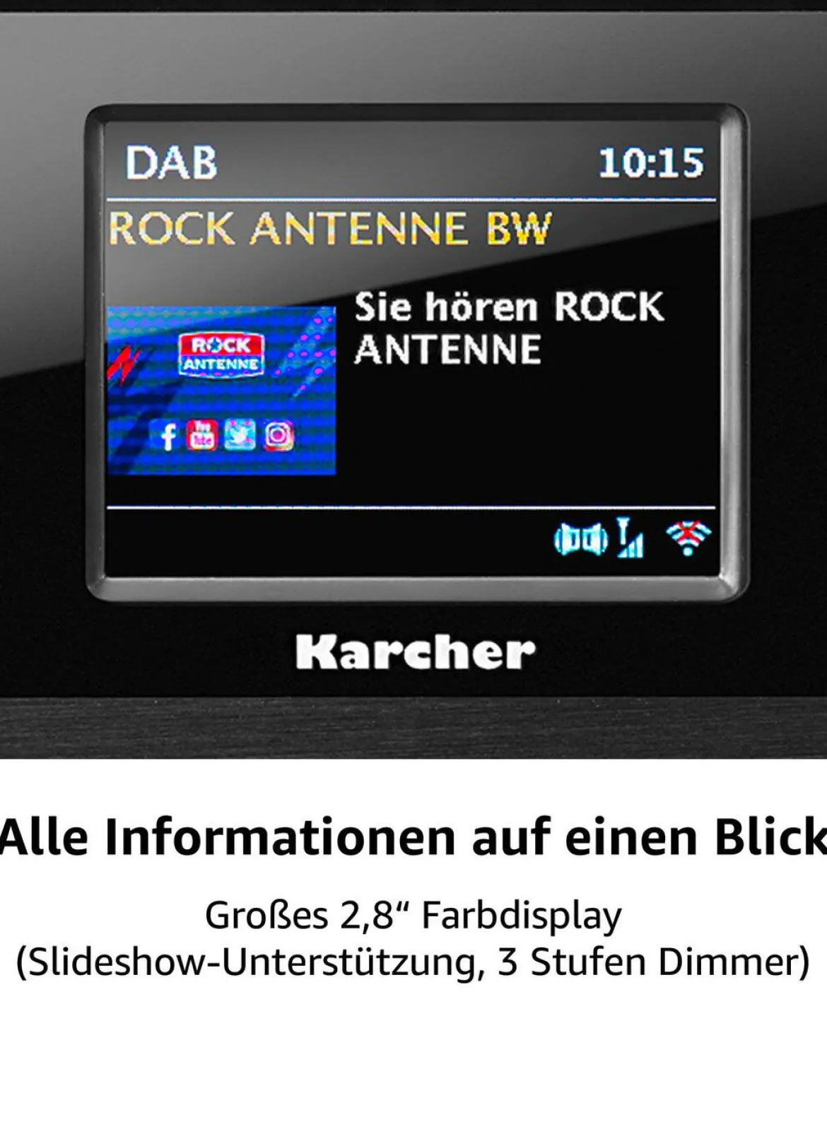 "Karcher" Internetradio mit CD-Spieler