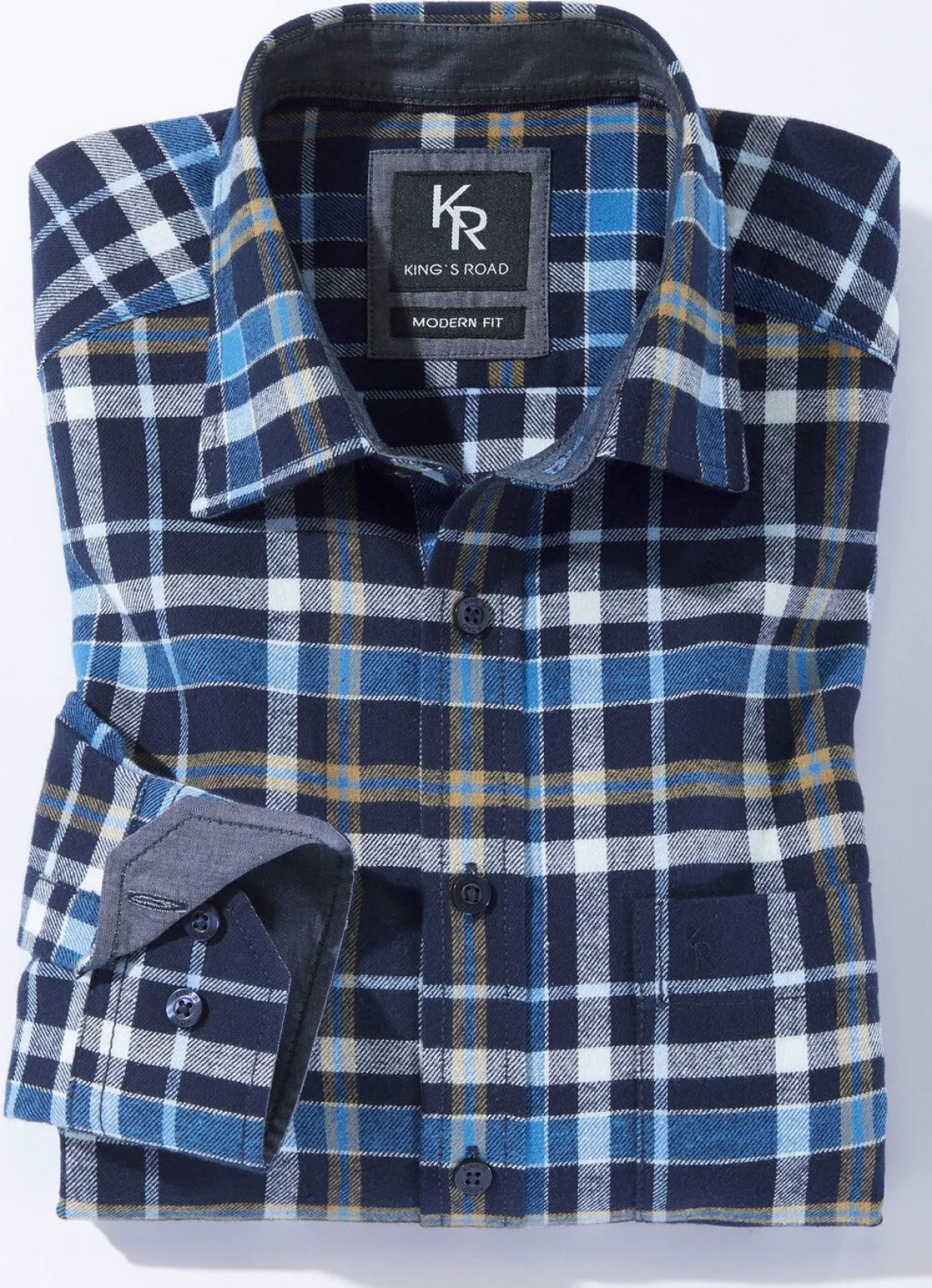 "King's Road"-Flanellhemd in 6 Farben