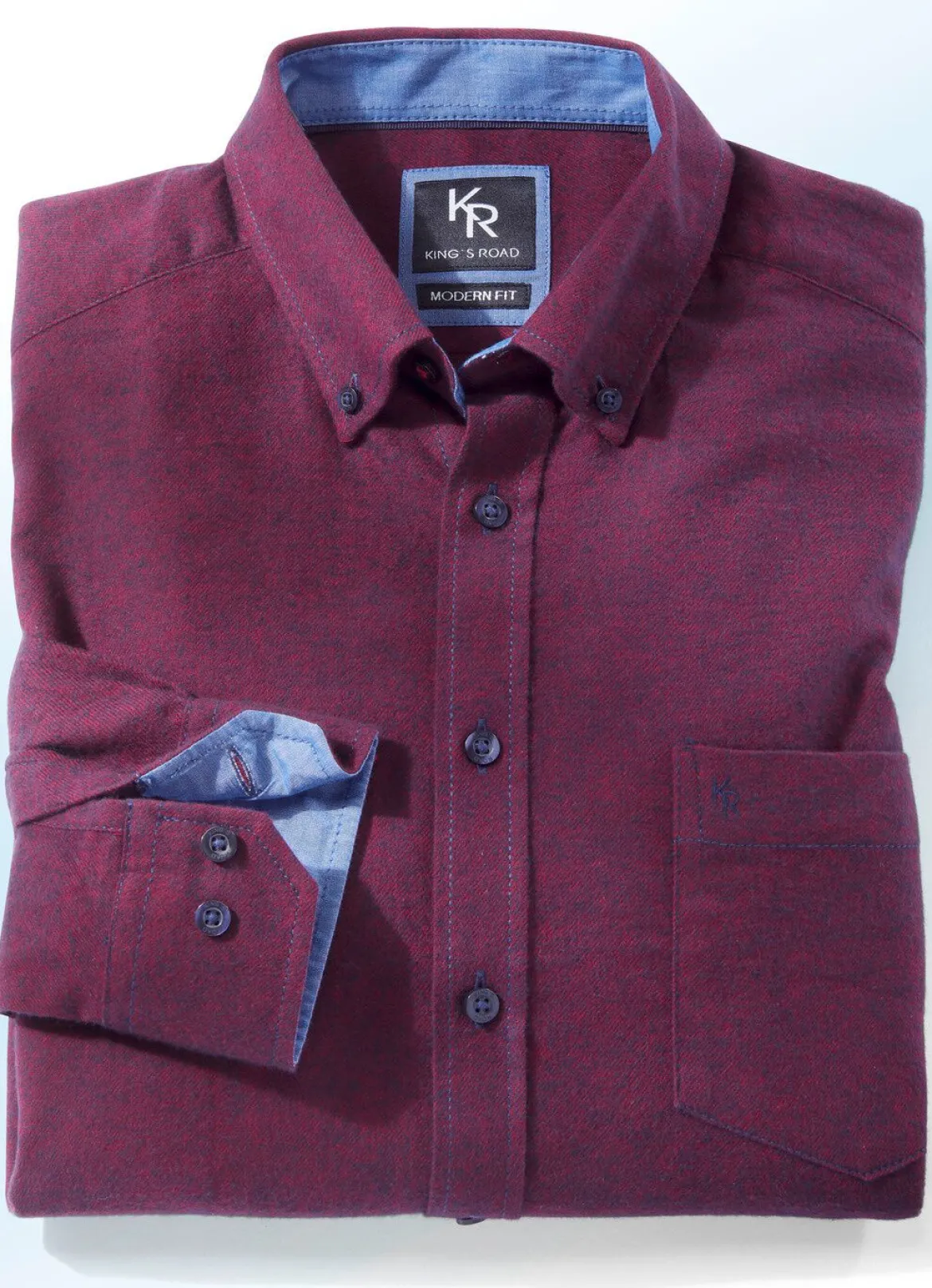 "King's Road"-Flanellhemd in 6 Farben