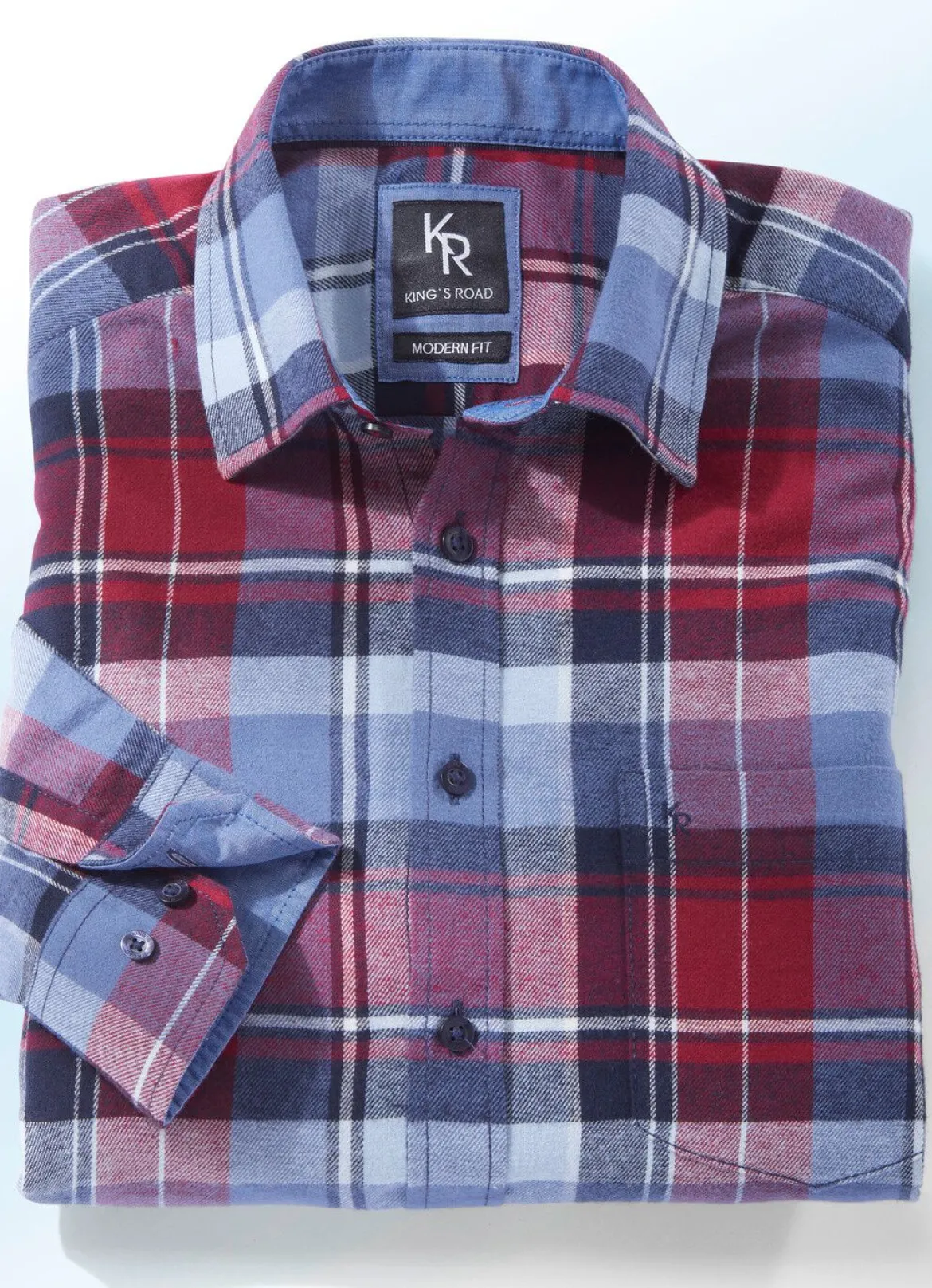 "King's Road"-Flanellhemd in 6 Farben