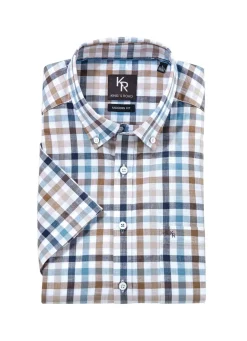 "King's Road"-Hemd mit Button-Down-Kragen in 4 Farben