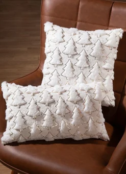 Kissenbezug in Strickoptik
