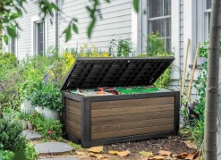 Kissenbox in trendiger Holzoptik
