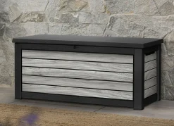 Kissenbox in trendiger Holzoptik