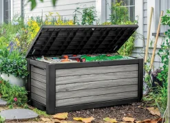 Kissenbox in trendiger Holzoptik