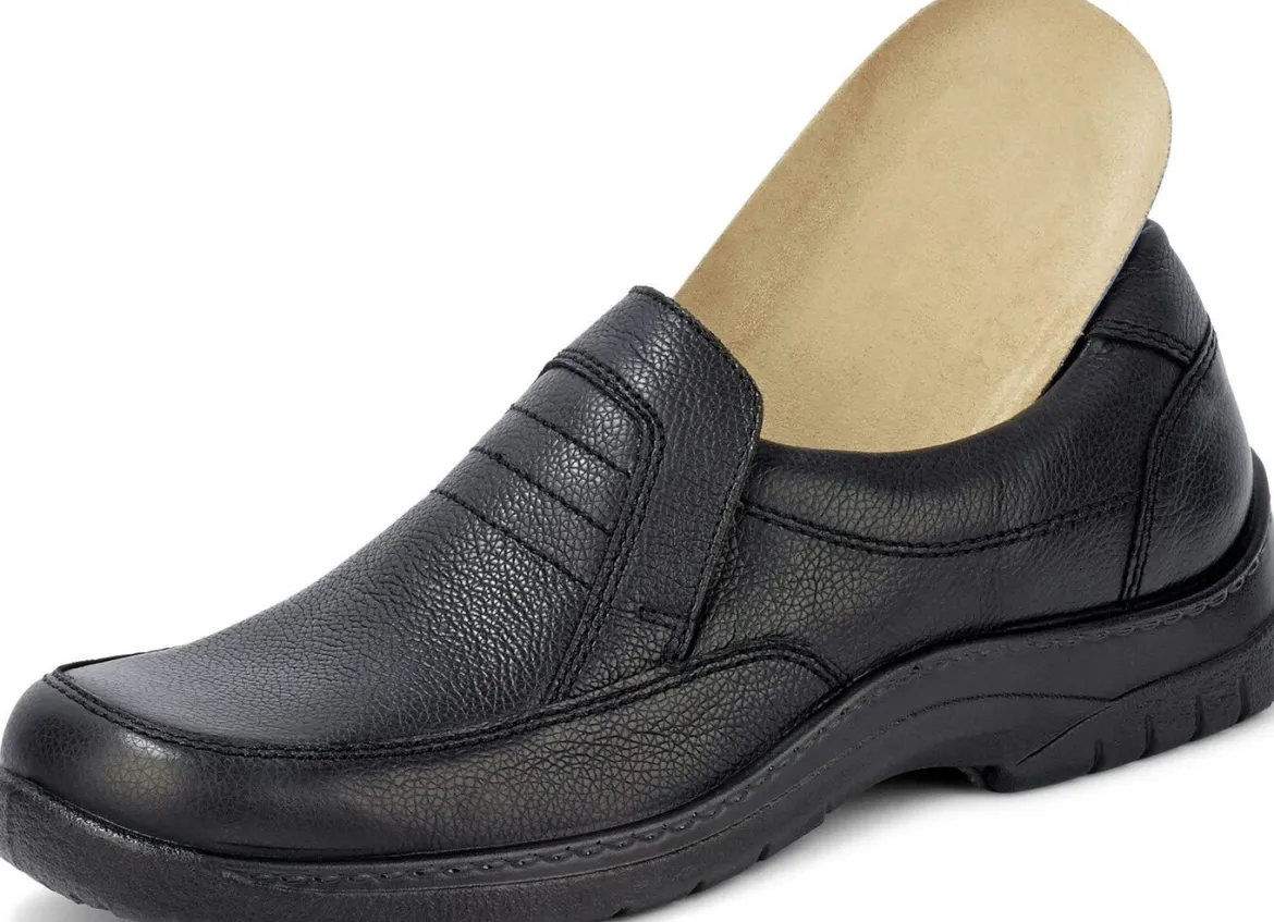 Klassische Herren-Slipper, mit atmungsaktivem Fußbett