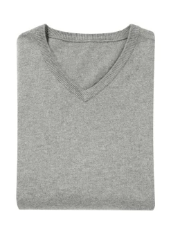 Klassischer V-Pullover in 4 Farben