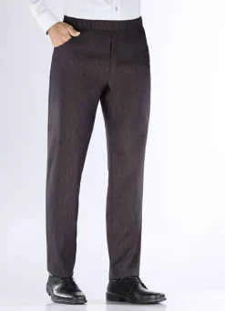 "Klaus Modelle"-Edel-Schlupfjeans mit Gummibund in 2 Farben