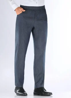 "Klaus Modelle"-Edel-Schlupfjeans mit Gummibund in 2 Farben