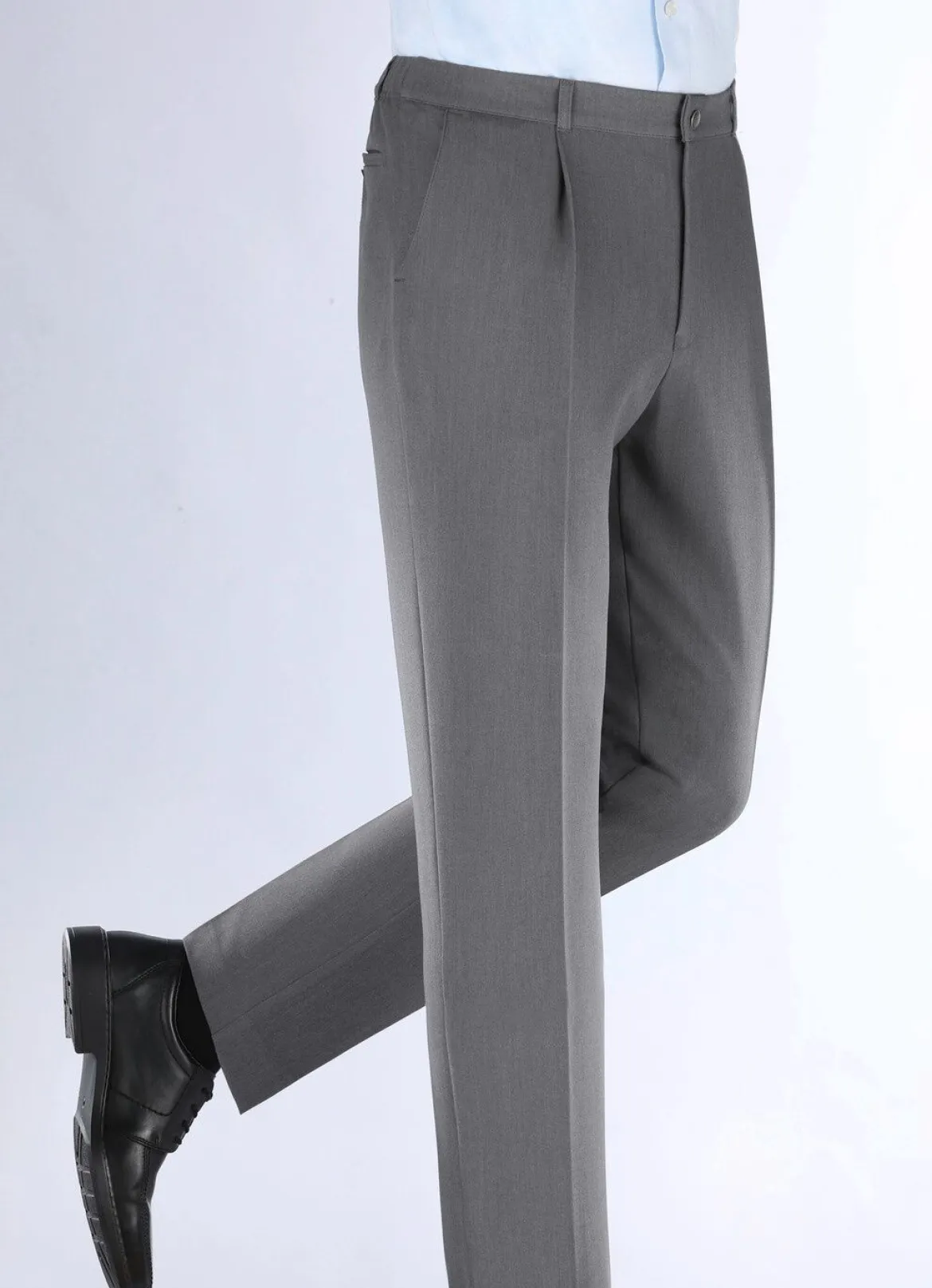 "Klaus Modelle"-Hose mit Bundfalten in 3 Farben
